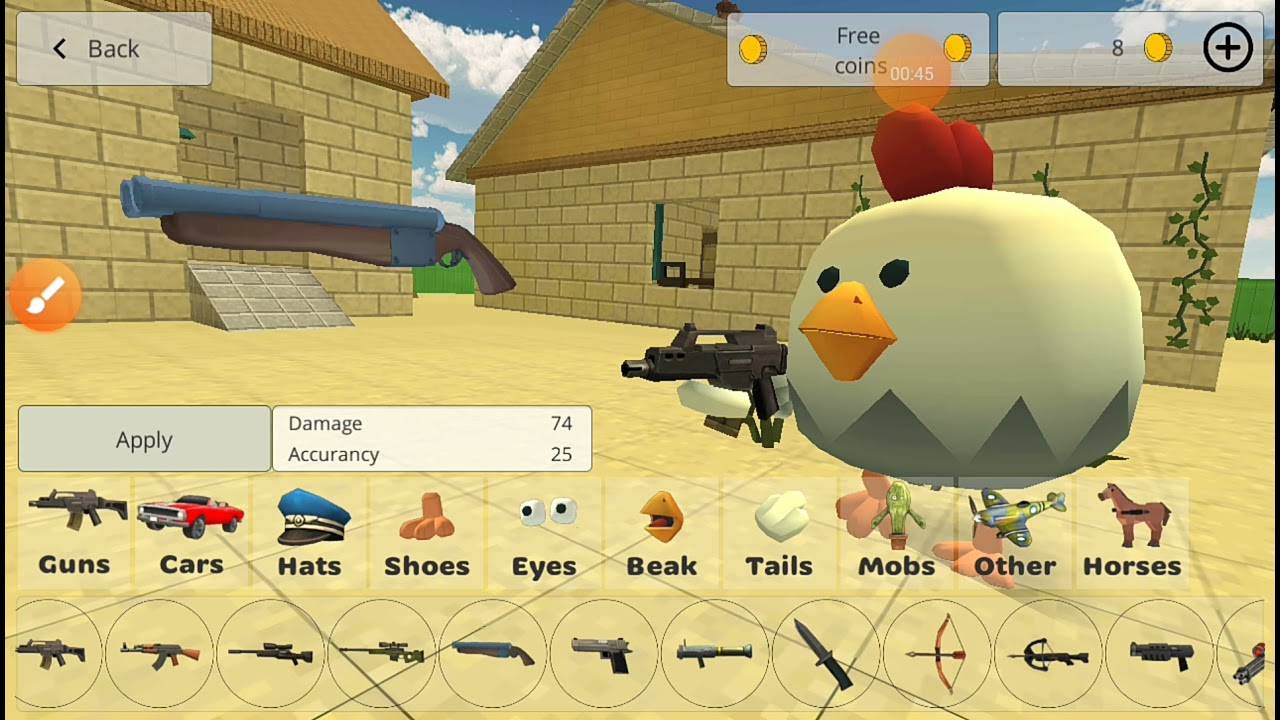 Chicken Gun Старая Версия