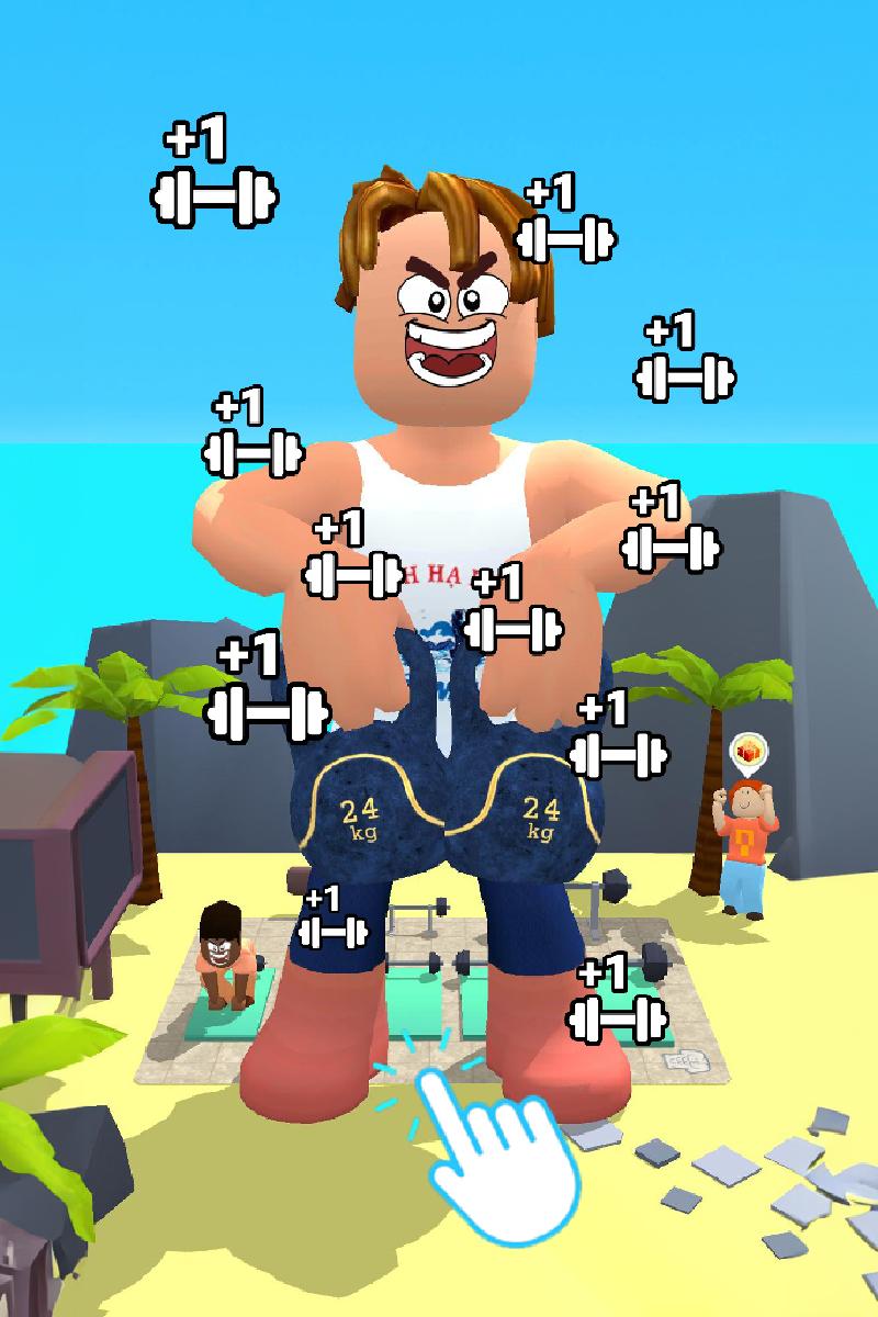 Roblock Gym Clicker Tap Hero Взлом Много Денег