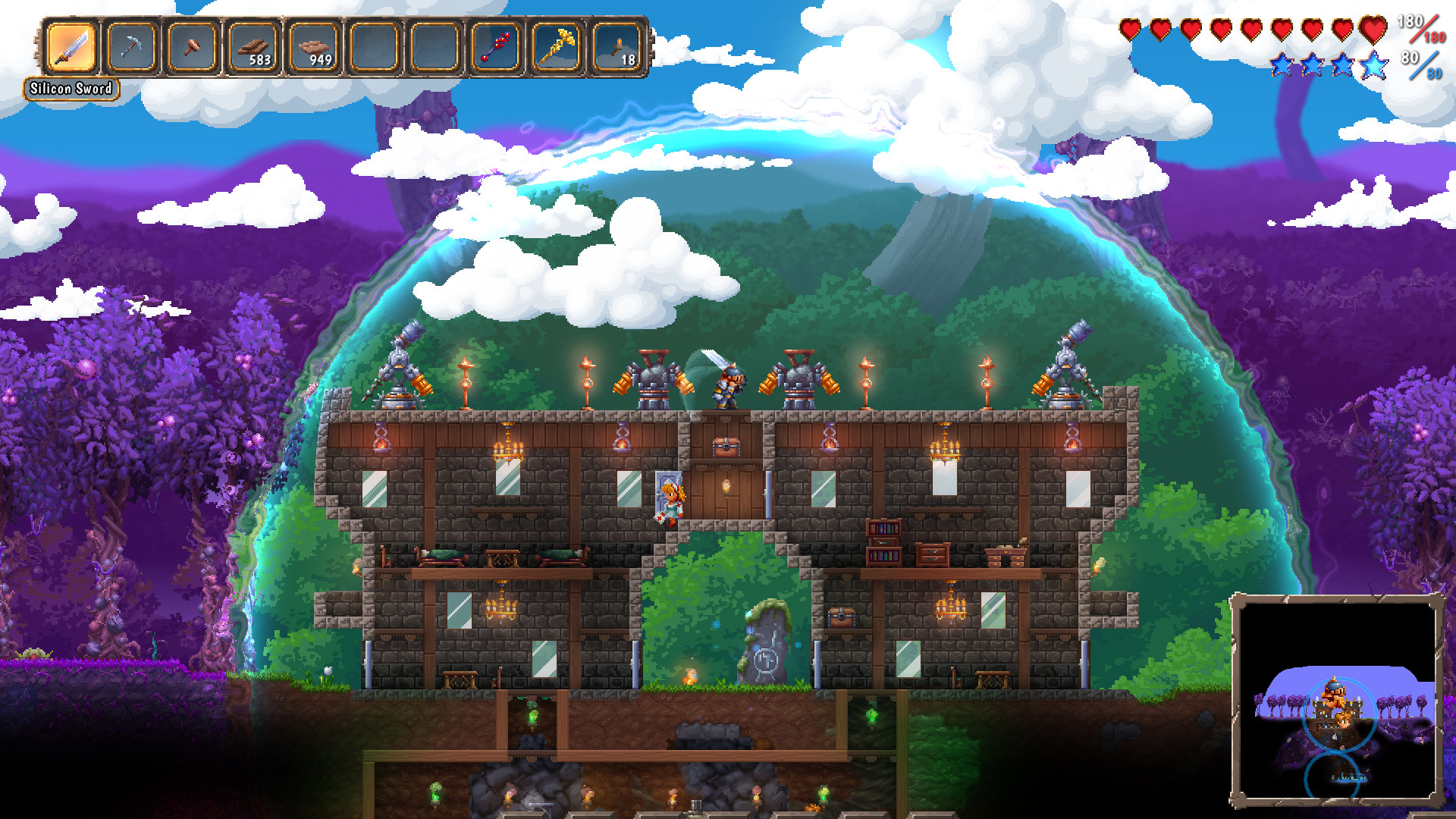 Скачать Карту со Всеми Вещами для Terraria 1.4.4.9 Новая Версия