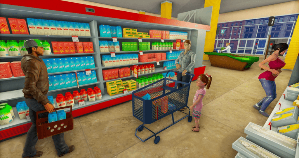 Взлом Supermarket Simulator на Андроид