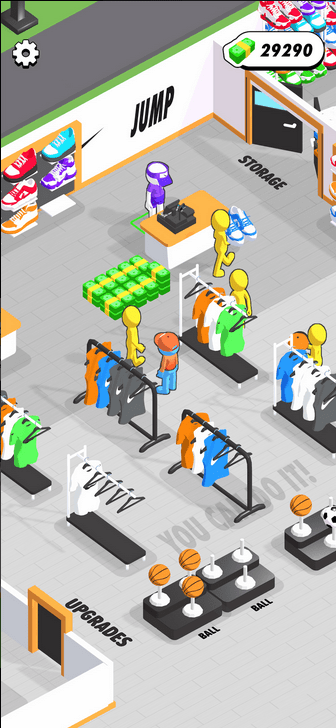 Outlets Rush Мод Все открыто + Много денег