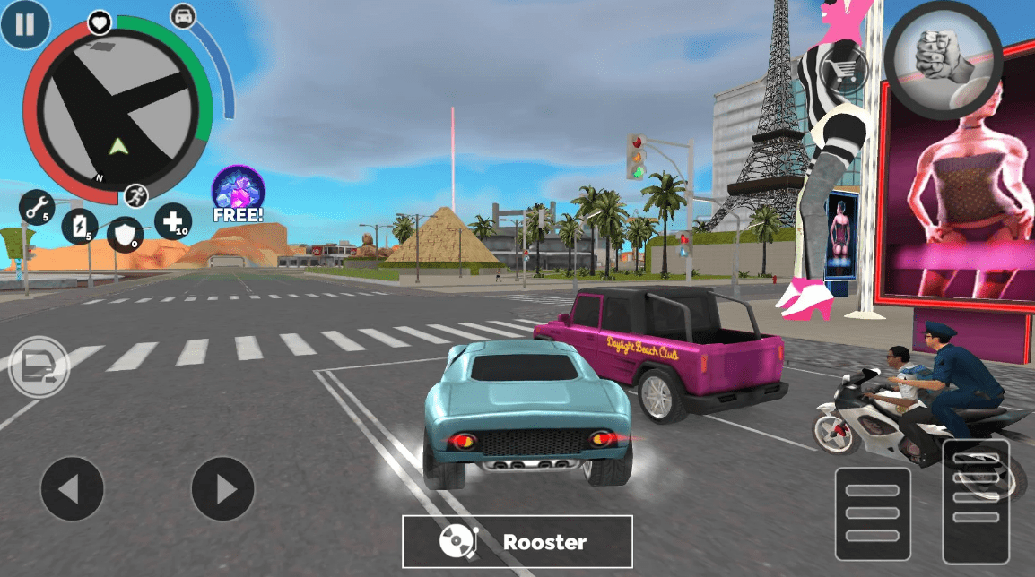Vegas Crime Simulator 2 3.1.5 Мод Меню + Много денег