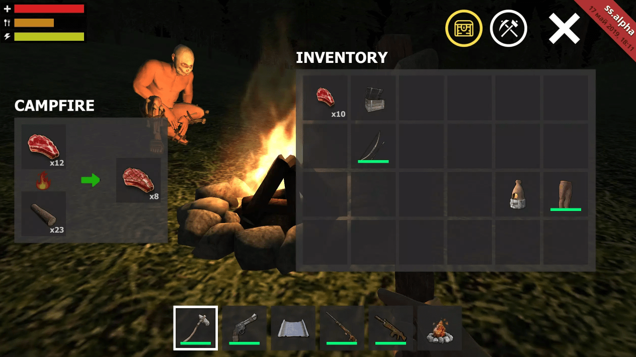 Survival Simulator 0.2.3 alpha Взлом от Лари Хакер
