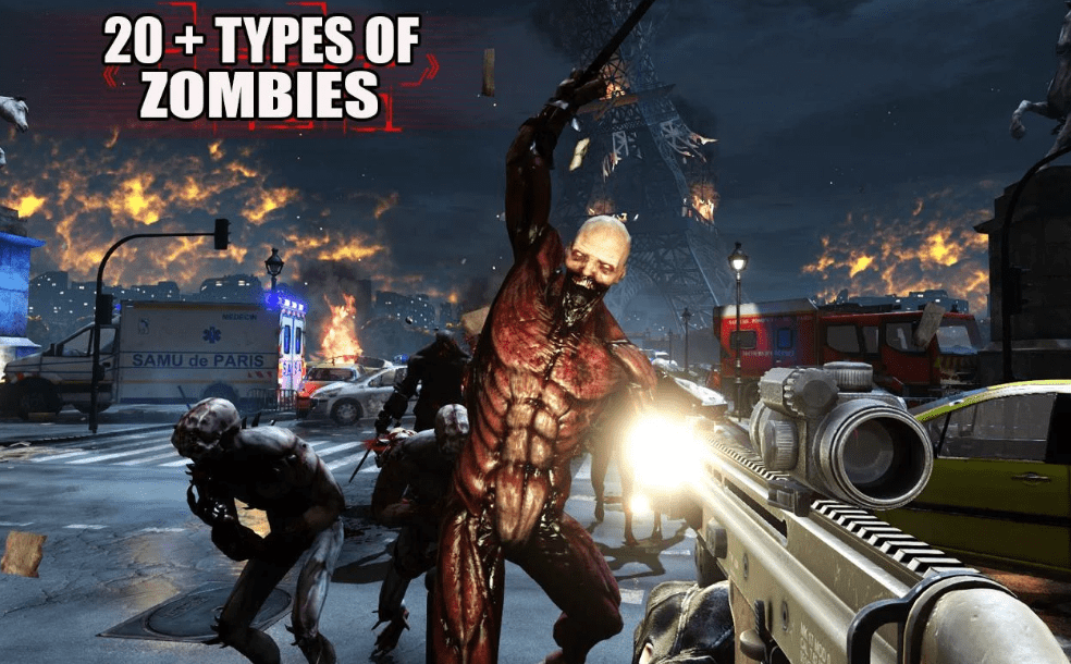 Zombies Frontier Dead Killer 6.1 Мод Бессмертие на Андроид